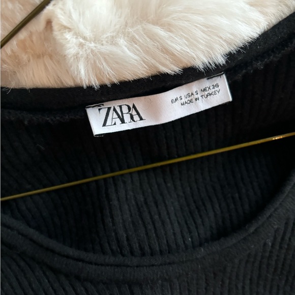 Zara wool blend ribbed top - Picture 2 of 3